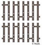 Tillig 83193 - TT - Flex-Schwellenband Endstück links Zwangsgleis einseitig, 41,5 mm (2 Stück)